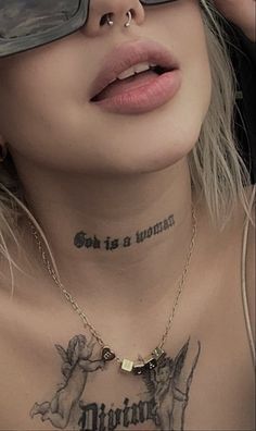 The Other Woman Aesthetic, Tattoos In Other Languages, 44 Tattoo, Geisha Tattoo Design, God Is A Woman, Clever Tattoos, Pisces Tattoos, Chicano Art Tattoos, 4 Tattoo