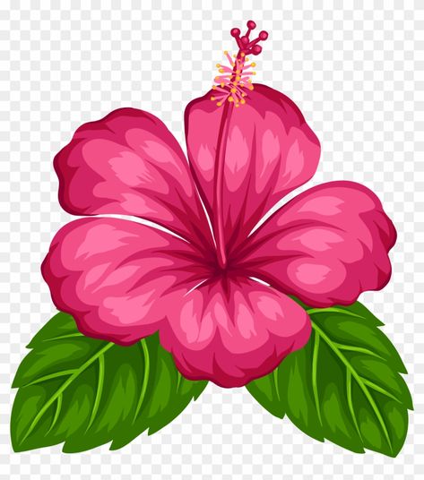 Tropical Flowers Clipart, Tropical Png, Tropical Clipart, Flower Clipart Png, Festa Moana Baby, Clipart Flowers, Transparent Clipart, Moana Birthday Party, Fiesta Tropical