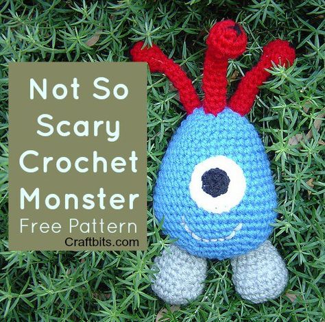 Amigurumi Patterns, Monster Scary, Monster Amigurumi, Crochet Monster, Scary Monster, Free Crochet Amigurumi, Amigurumi For Beginners, Crochet Mask, Crochet Monsters