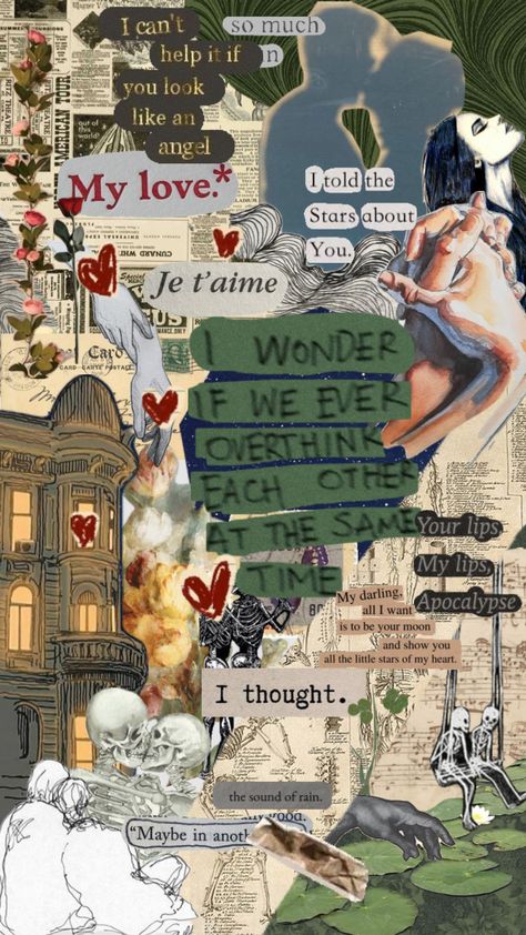 Corecore Quotes, Quote Overthinking, Collage Quotes, Pretty Collage, Vintage Core, Background Characters, Tall Art, Photography Sketchbook, Quote Collage