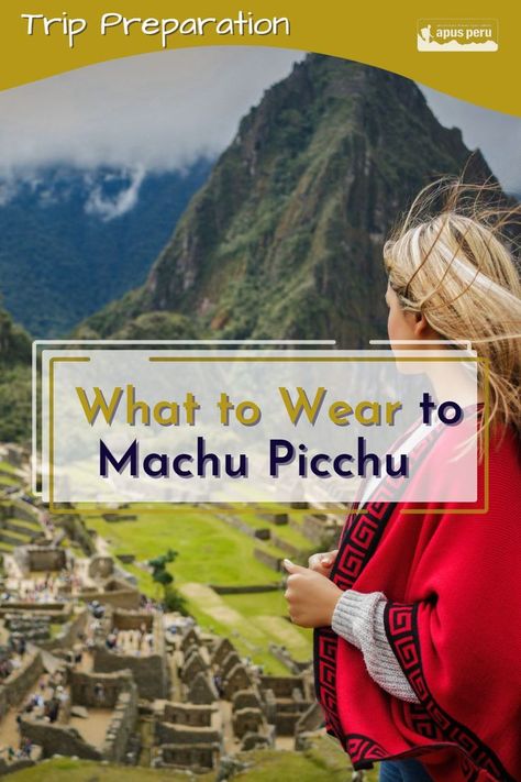 The weather will have a big impact on the clothes for Machu Picchu you’ll need to wear. Being appropriately dressed for the season is one of the key components of any good Machu Picchu packing list. #MachuPicchuClothing #MachuPicchu Rio De Janeiro, Peru, Macchu Picchu Trip, Machu Picchu Outfit, Machu Picchu Photography, Machu Picchu Peru Travel, Hiking Peru, Inca Trail Hike, Macchu Picchu