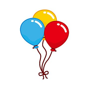 Birthday Balloons Clipart, Balloon Vector, Geek Diy, Balloon Cartoon, Balloon Illustration, Balloon Clipart, Birthday Cartoon, Orange Balloons, Yellow Balloons
