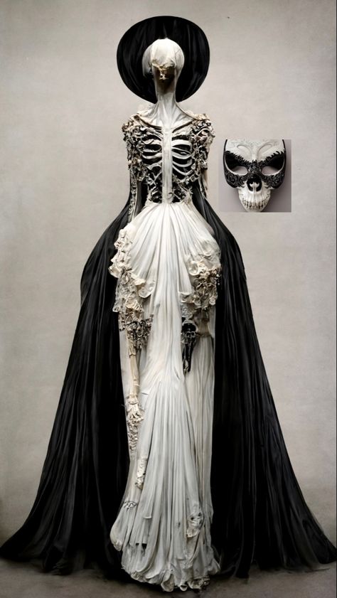 Perfectly Timed Photos, Masquerade Gown, Funny Optical Illusions, Masquerade Outfit, Skeleton Dress, Masquerade Costumes, Halloween Masquerade, Fantasy Dress, Fashion Design Sketches