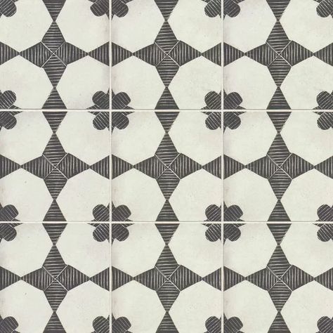 Bedrosians Enchante, Transitional Tile, Pet Friendly Flooring, Encaustic Cement Tile, Encaustic Tile, Accent Tile, Before Midnight, Tile Pattern, Porcelain Floor Tiles