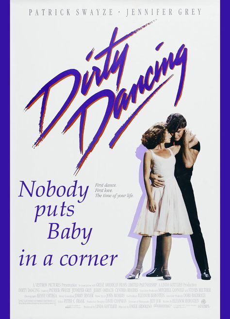 Dirty Dancing Movie Poster puzzle Cynthia Rhodes, Hollywood Picture, Caroline Dhavernas, Patrick Swayze Dirty Dancing, Film Romance, Dirty Dancing Movie, 80s Movie Posters, Movie Art Print, Filmmaking Cinematography