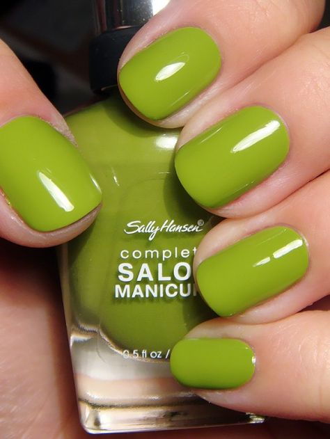 Sally Hansen Nails, Colorful Nail Art, Green Nail Polish, Fall Inspiration, Chic Nails, Sally Hansen, Green Nails, Nail Polish Colors, Love Nails