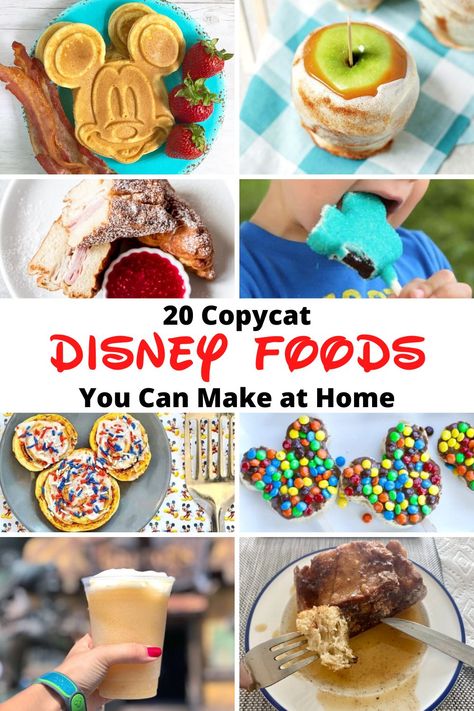 Essen, Walt Disney Recipes, Disney Park Food Recipes, Disneyland Recipes Copycat, Disney World Food Recipes, Disney Food Recipes, Disneyland Recipes, Disney Themed Food, Dole Whip Recipe