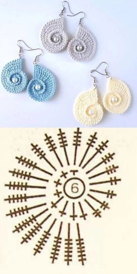 https://crochet101.blogspot.com/?m=1... - Crochet Handicraft Diy Crochet Jewelry, Crochet Game, Crochet Leaf Patterns, Irish Crochet Patterns, Crochet Eyes, Macrame Knots Pattern, Mode Crochet, Crochet Jewelry Patterns, Crochet Earrings Pattern