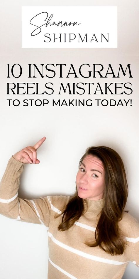 10 Instagram Reels Mistakes to Stop Making Today! If you're Instagram Reels have no views or low engagement, you could be making one of these 10 Instagram Reels mistakes. I'm sharing my best tips and trick so you can start getting more views on your Reels! Making Reels For Business, Transition Reels Caption, Tips For Reels Instagram, How To Make Reels On Instagram Videos, How To Make Good Reels On Instagram, Instagram Reels Tips, How To Make An Instagram Reel, Templates Instagram Reels, How To Get More Views On Reels