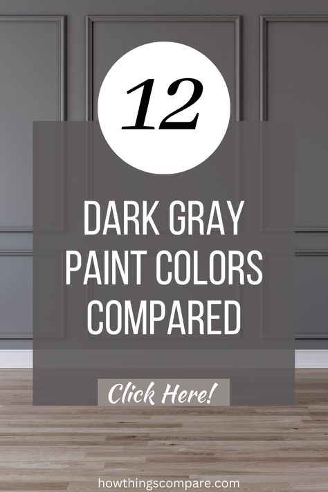 Gray Tone Paint Colors, Best Behr Gray Paint Colors Bedroom, Light Gray Walls With Dark Gray Doors, Dark Trim Light Walls Grey Gray Paint, Dark Gray Wall Paint Colors, Rich Gray Paint Color, Best Dark Grey Paint Color Sherwin Williams, Basement Grey Paint Colors, Dark Grey Interior Paint