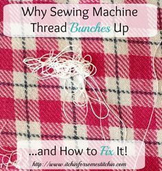 Sew Ins, Sewing Machine Tension, Diy Sy, Sewing Machine Repair, Sewing Machine Thread, Sewing 101, Techniques Couture, Beginner Sewing Projects Easy, Diy Couture