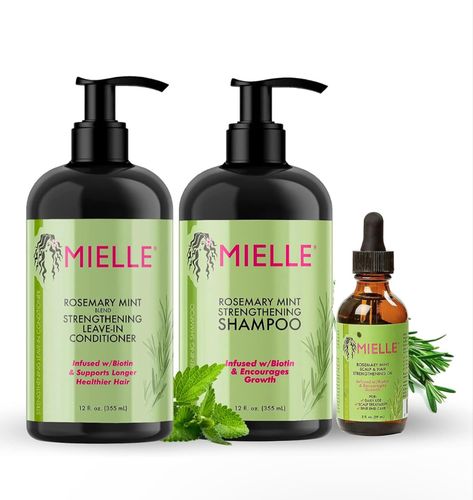 Mielle Rosemary Mint, Rose Mary, Mint Oil, Rosemary Mint, Glow Up Tips, Healthy Hair Growth, Leave In Conditioner, Hair Growth Oil, Care Hair