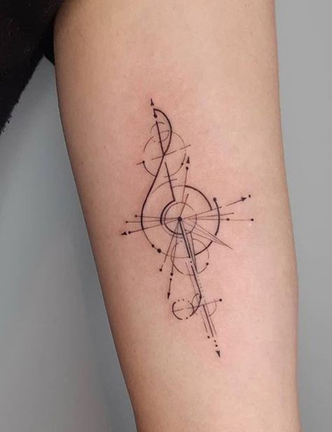 21 Best Small And Minimalist Tattoos That Are Absolutely Adorable Men Tattoos, Tatoo Music, Small Music Tattoos, Unique Tattoos For Men, Tattoo Schrift, Muster Tattoos, Music Tattoo Designs, Note Tattoo, Tattoos Geometric