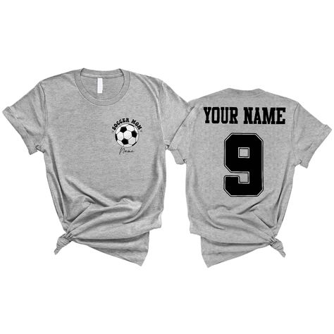 PRICES MAY VARY. PERSONALIZED T-SHIRT: A Custom Soccer Shirts with name and shirt number will be the perfect gift for soccer lovers, mom, daughter, sister, niece, Wife, girlfriend,... Personalized soccer shirts for women; soccer mom shirts; soccer t shirts for women; will be a great gift for soccer coaches, soccer gils, soccer players, soccer fans, school team, mommy, auntie, girlfriend, mom, sister, best friend on Sports matches, Birthday, Christmas, Valentine's Day... CUSTOM YOUR T-SHIRT: This Soccer Mom Shirts Ideas, Soccer Mom Shirts, Soccer T Shirts, Soccer Shirts Designs, Soccer Mom Gifts, Soccer Moms, Women Soccer, Number Gifts, Soccer Mom Shirt