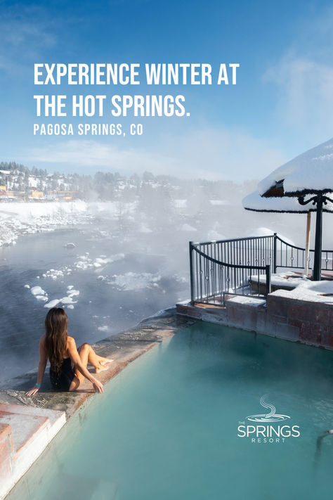 Discover the perfect blend of snow-capped umbrellas and warm, soothing hot springs. Unwind in our steaming pools while surrounded by Pagosa Springs winter wonderland. Book your winter escape now!