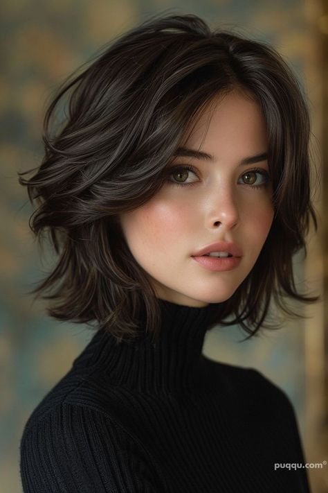 Brown Eyes, Shoulder Length Hair, Hair Inspiration Short, Haircuts For Medium Hair, 짧은 머리, Great Hair, العناية بالشعر, Hair Today, Hair Day