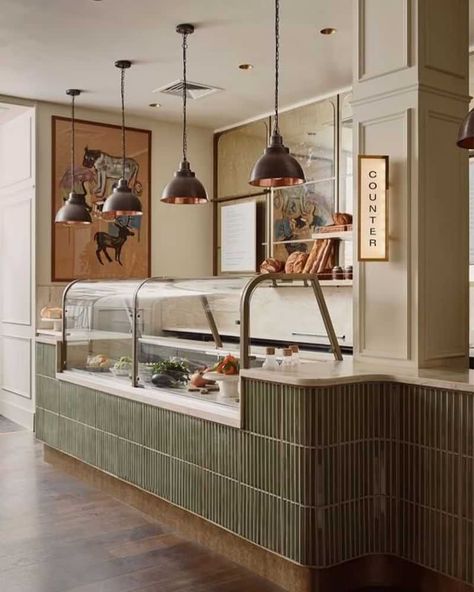 european inspired cafe patisserie interior design. kitchen cabinet and island design ideas and inspirations Patisserie, Cafe Fitout Ideas, Cafe Ideas Design, Cafe Interior Vintage, Vintage Cafe Design, Whimsical Interior, Coffee Cafe Interior, Cafe Design Inspiration, Pastel Interiors