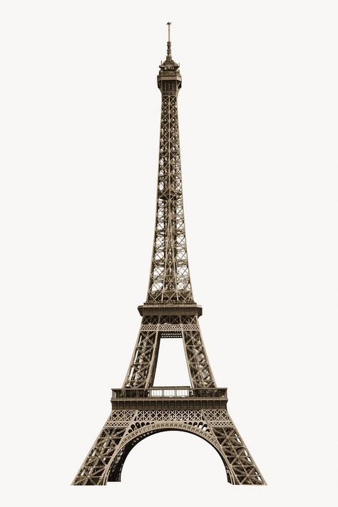 Eiffel Tower, Paris, X (1889–1910) | Free Photo - rawpixel Eiffel Tower Stickers Printable, Paris Png Aesthetic, Paris Icon Aesthetic, The Eiffel Tower Aesthetic, Torre Eiffel Aesthetic, Effelle Tower, Tour Eiffel Aesthetic, Scrapbook Printouts, Aesthetic Png Icons
