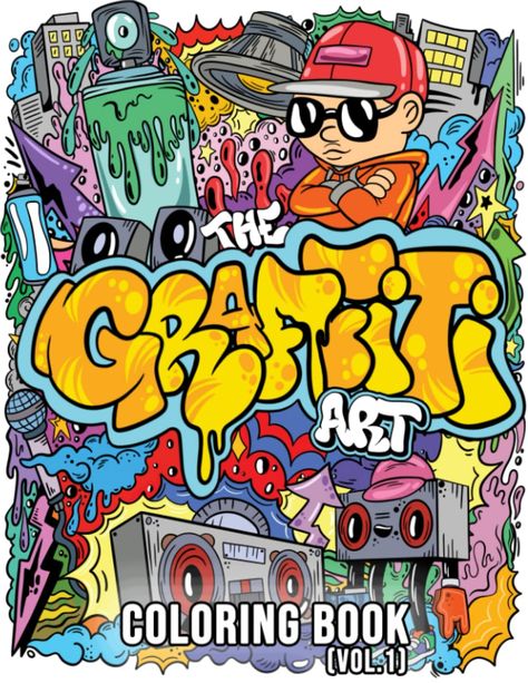 Street Art Drawings, Cool Graffiti Art, Graffiti Art Drawings, Letters Fonts, Alphabet Graffiti, Beautiful Graffiti, Cool Graffiti, Art Coloring Book, Doodle Art Letters