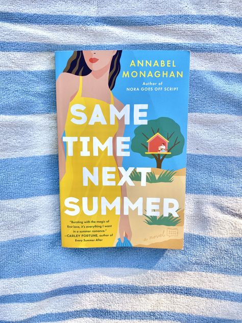 Book Review of Same Time Next Summer by Annabel Monaghan Same Time Next Summer Annabel Monaghan, Same Time Next Summer Book, Summer Books Aesthetic, Nora Goes Off Script, Summer Romance Books, Summer Book Recommendations, Book Girlies, Booktok Aesthetic, Collecting Seashells