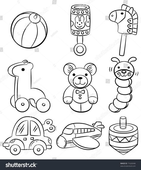 hand draw cartoon baby toy icon #Ad , #spon, #cartoon#draw#hand#icon Toys Drawing, Banner Doodle, Doodle Baby, Baby Bullet, Drawing Toys, Baby Scrapbook Pages, Baby Icon, Draw Cartoon, Baby Boy Toys