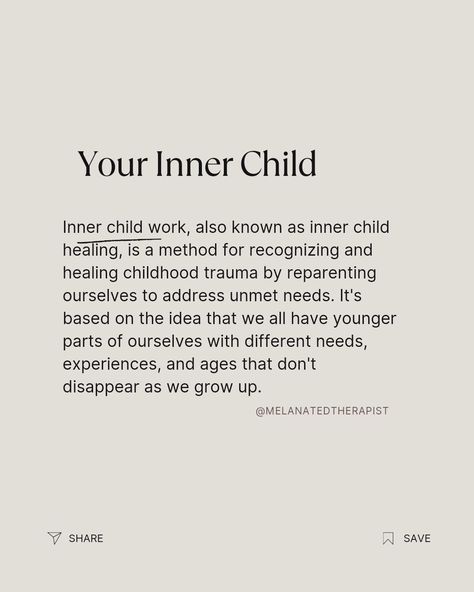 ✨ Unleashing the Secrets of Your Inner Child Wounds ✨ 🔥 Newsflash: You are NOT “too” emotional.  You are not “too” sensitive. You are NOT your emotions! 🎁 Your inner child holds the key to your emotional wounds. From unmet needs to painful experiences, these wounds shape your beliefs, behaviors, and relationships today. Unraveling their mysteries can set you free and change the course of your life. 🌈 Have you ever found yourself reacting disproportionately to certain triggers? That's your ... Inner Child Art, Wounded Inner Child, Inner Child Wounds, Inner Child Quotes, Mind Body Soul Connection, Unmet Needs, Too Emotional, Healing Coach, Too Sensitive