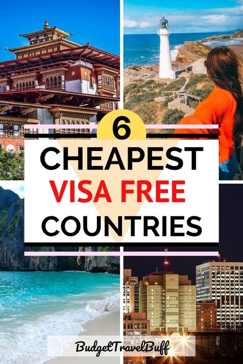 Why spend time and money for a Visa when you can travel to some incredible countries without any visa. Check the best countries to travel without visa from India. Only you need passport, most of these countries provide visa on arrival for foreigners for short visit. If you are looking for cheapest countries to travel without visa, click to read more. #visafree #vissafreecountries #cheapcountries #travelwithoutvisa Cheapest Countries To Travel, Indian Passport, Countries To Travel, Cheap Countries To Travel, Romantic Resorts, Cheap Places To Travel, Visit Maldives, Cheap Vacation, Visit Thailand