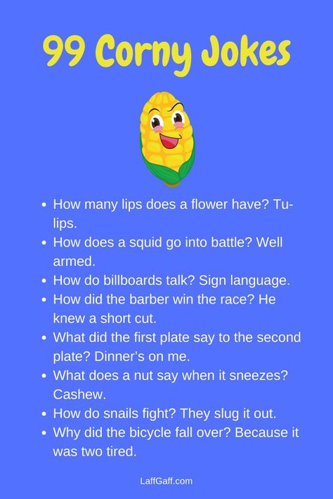 Image linking to a page of corny jokes for kids from LaffGaff. Humour, Corny Jokes For Kids, Funny Pinterest, Best Dad Jokes, Funny Corny Jokes, Punny Jokes, Lame Jokes, Terrible Jokes, Funny Riddles