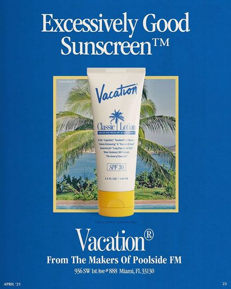 Vacation Sunscreen - Packaging Design System on Behance Acapulco, Vintage Ads, Sunscreen Packaging Design, Sunscreen Packaging, Graphic Design Packaging, Design System, Graphic Design Branding, Ad Design, Graphic Design Typography