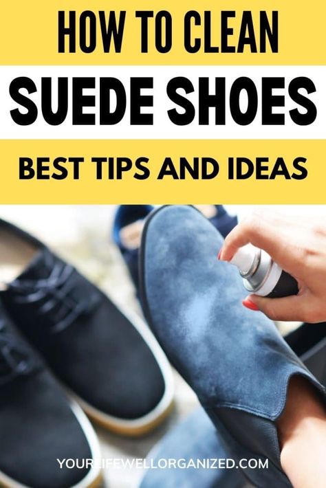 Nothing beats suede's buttery-soft texture, but how do you keep this luxury material in the best condition? Here's how to clean suede shoes correctly to keep those favorite boots or heels in mint shape. Organisation, Cleaning Suede Boots, How To Clean Suede Shoes Diy, How To Clean Leather Boots, How To Clean Suede Boots, Cleaning Suede Shoes, How To Clean Suede Shoes, Clean Suede Boots, Cleaning Suede