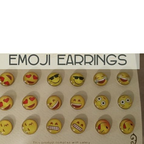 EMOJI EARRINGS SHOW HOW YOU FEEL Show how you a feeing on a daily basis and have a little fun while your doing it. Can be sold individual or ALL AT ONCE $8 EACH $15 FOR ALL Please DO NOT BUY HERE I WILL MAKE YOU A POST Jewelry Earrings Post Jewelry, Emoji Earrings, Iphone Emoji, Earring Stud, Small Earrings, How Are You Feeling, Jewelry Earrings, Size Small, Make It Yourself