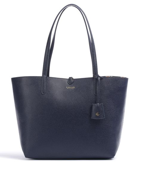 Lauren Ralph Lauren Tote bag synthetic navy - 431-883588-005 Ralph Lauren Tote Bag, Navy Tote Bag, Rolling Briefcase, Ralph Lauren Bag, Navy Handbag, Ralph Lauren Tote, Navy Blue Bag, Ralph Lauren Handbags, Navy Bag