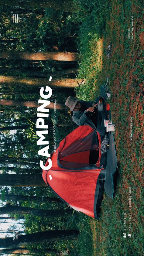 Youtube Design, Instagram Design Creative, Camping Photo, Instagram Creative Ideas, Instagram Graphic, Instagram Inspiration Posts, Typography Poster Design, Creative Typography, Instagram My Story