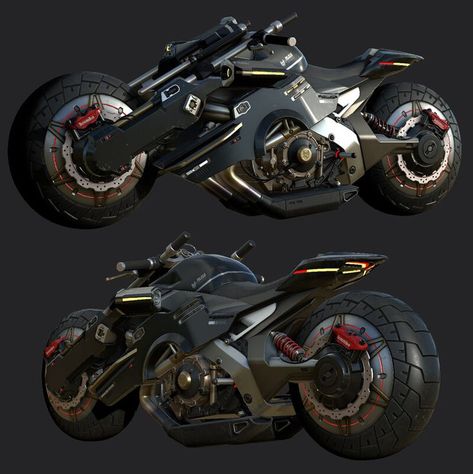 Cyberpunk Motorcycle Art, High Tech Vehicles, Cyberpunk Motorcycle Concept Art, Cyberpunk Motorbike, Sci Fi Motorcycle, Motorcycle Futuristic, Motorcycle Cyberpunk, Fantasy Motorcycle, Cyberpunk Motorcycle