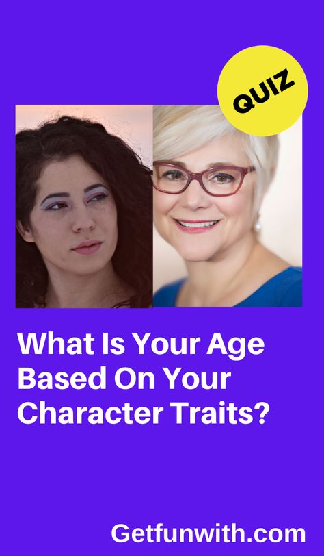 By now, you are likely aware that there are different ways you can characterize your age - the age of your soul, the age of your mind, or your actual physical age. but, what do your different character traits say about your age? What Character Am I, What Character Are You, Mental Age Quiz, Mental Age Test, Mental Age, Color Personality Test, Personality Types Test, Character Test, How Old Am I