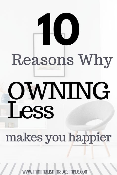 Did you know that people who own less stuff and live simply are sometimes happier in life? Owning too much stuff causes stress as we are not able to function properly in an unorganized environment, which often comes with too much clutter. Maybe living with less is key. Here are 10 reasons why owning less stuff can make you happier. #ownless #minimalist #lessstuff #livingwithless Living With Less, Too Much Stuff, Physical Environment, Youre Not Alone, Live In The Present, Why Do People, Physical Wellness, Live Simply, Make Happy