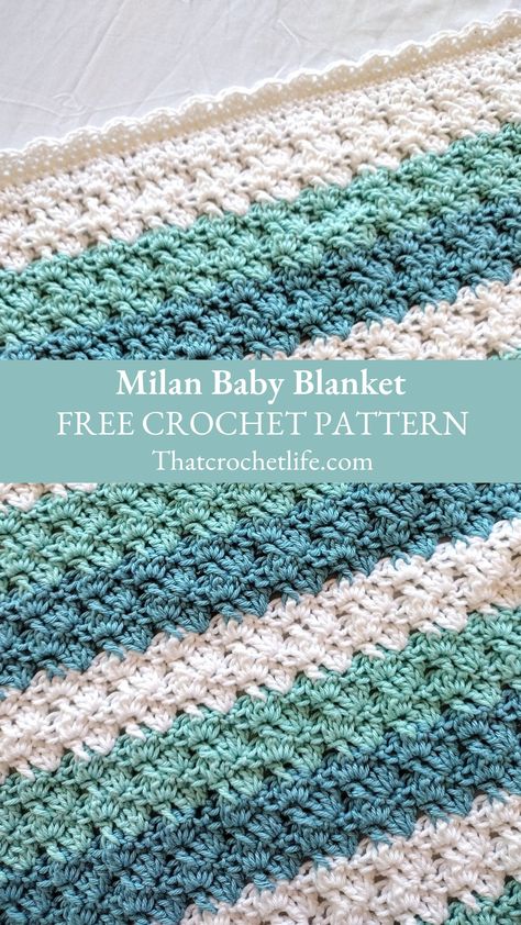 Free and easy crochet baby blanket pattern Amigurumi Patterns, Easy Crochet Baby Blanket Free Pattern, Baby Afghan Patterns, Baby Afghan Crochet Patterns, Free Baby Blanket Patterns, Drawing Dresses, Modern Crochet Blanket, Crochet Baby Blanket Free Pattern, Crochet Blanket Pattern Easy