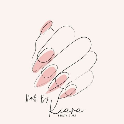 Nail Salon Design, Nail Sketch, Nail Logos Ideas, Manicure Quotes, Nail Signs, Salon Logo Design, Nail Quotes, Nail Salon Decor, Nail Drawing