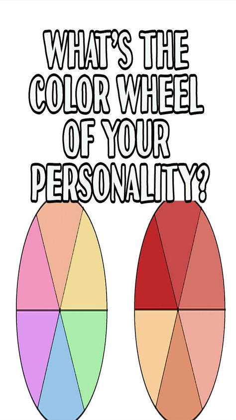 What's The Color Wheel Of Your Personality? Things I Like, Universe Facts, Anime Quizzes, Aesthetic Quiz, Color Generator, Personality Psychology, Types Of Pins, The Color Wheel, Heart Projects