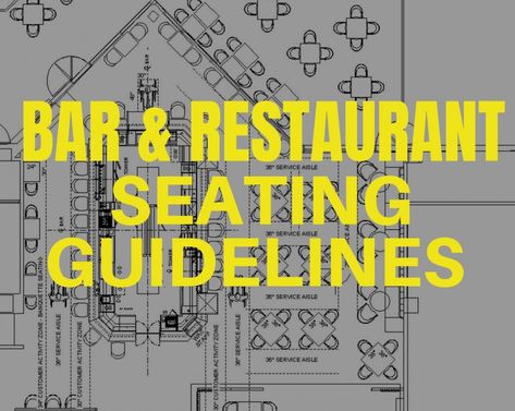 What are the seating dimensions for restaurant chair and tables? In commercial restaurant bar design we need to plan for proper seating and aisle clearances. Restaurant Seating Arrangement Ideas, Club Seating Design, Bar And Restaurant Design Layout, Modern Restaurant Bar Design, Restobar Interior Design, Bar Layout Design, Bar Layout Plan, Restaurant Layout Design Floor Plans, Restaurant Floor Plan With Dimensions