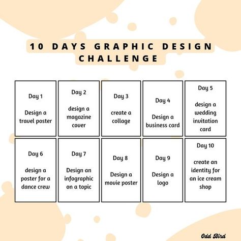 Canva Listing Template Mockup Basic Graphic Design Rules, Graphic Designing Prompts, Tips Template Design, Graphic Design Activities For Students, Graphic Designer Beginner, Graphic Design Categories, Daily Design Challenge, Graphic Design Practice Ideas, Graphic Design Passion Project Ideas