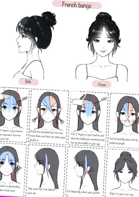 ✓ face framing bangs, wispy curtain bangs, face framing curtain bangs blonde, face framing curtain bangs long hair... Hair Style Korea, Easy Hair Cuts, Fesyen Rambut, Diy Haircut, Hairstyles For Layered Hair, Hair Tutorials Easy, Hair Stylies, Hair Up Styles, Hair Stylist Life