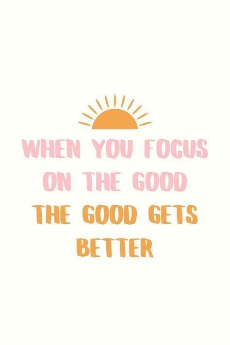 Uplifting Quotes, Positive Quotes For Life Encouragement, Focus On The Good, Motiverende Quotes, Feel Good Quotes, Happy Words, Printable Quotes, Quote Aesthetic, Cute Quotes