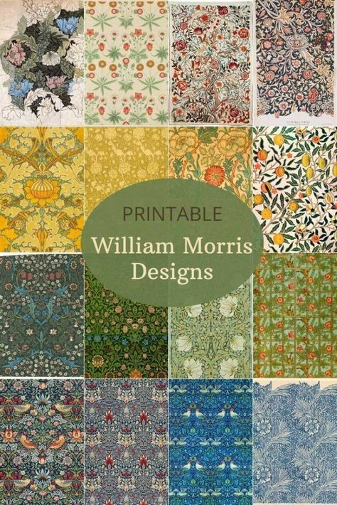 Patchwork, Croquis, William Morris Bedroom Wallpaper, Art And Craft Interior Design, William Morris Free Printable, Botanical Print Wallpaper, Arts And Craft Wallpaper, William And Morris Wallpaper, Arts And Crafts Wallpaper Patterns