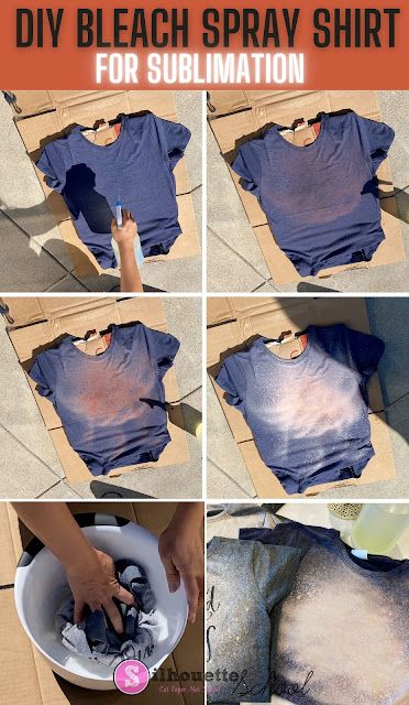 DIY Bleach Shirts for Sublimation Bleaching T-shirts, How Bleach Shirts, Diy Distressed Tshirts, Cute T-shirts For Women, How To Color Bleach Shirts, Peroxide Bath For Bleached Shirts, How To Bleach Shirts Diy, Bleach And Peroxide Shirt, Bleached Dyed Shirts