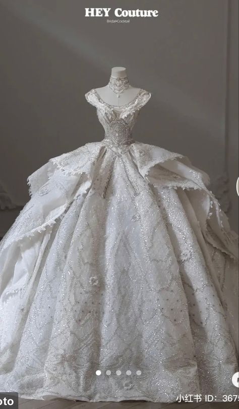 Quince White Dresses, Hey Couture, Dresses Cinderella, Pretty Humans, Big Wedding Dresses, Wedding Dresses Princess Ballgown, Fairy Tale Wedding Dress, Pretty Wedding Dresses, Royal Wedding Dress