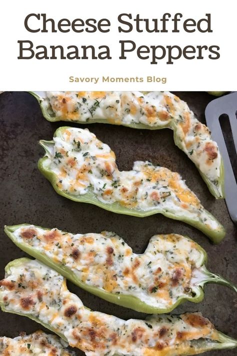 Savory Moments - I planted four banana pepper plants this... | Facebook Cheese Stuffed Banana Peppers, Banana Pepper Recipes, Recipes With Cream Cheese, Recipes Cream Cheese, Recipes With Banana Peppers, Sweet Banana Peppers, Hot Banana Peppers, Grilled Bananas, Banana Pepper