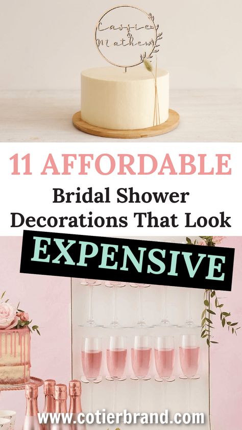 When it comes to looking for affordable bridal shower decorations, there is an abundance online – we've found the best ones around! bridal shower decor | bridal shower decor | elegant bridal shower ideas | bridal shower inspiration Ivory And Gold Bridal Shower Ideas, From Ms To Mrs Bridal Shower Party Ideas, Bridal Shower Ideas Cricut, Bridal Shower Decor At Home, Bridal Shower Backyard Decorations, Bridal Shower Ideas Decorations Simple, Bridal Shower Elegant Decor, Dessert Bridal Shower Ideas, Bridal Shower Table Decorations Ideas
