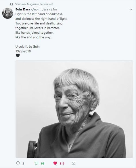 Ursula K. LeGuin - Light is the Left Hand of Darkness. Albert Einstein, Ursula Leguin, The Left Hand Of Darkness, Left Hand Of Darkness, Ursula K Leguin, Fantasy Novel, Mental And Emotional Health, Poem Quotes, Emotional Health