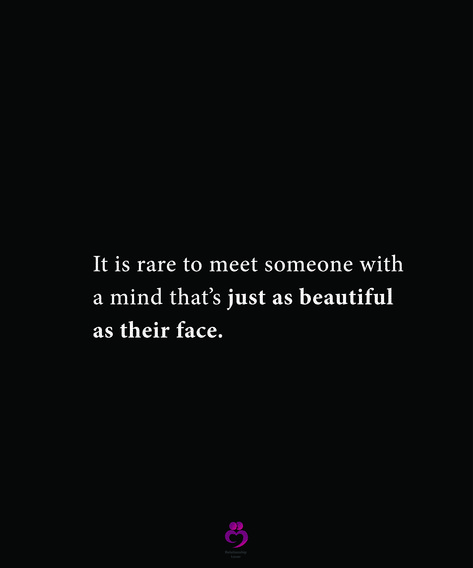 It is rare to meet someone with a mind that’s just as beautiful as their face. #relationshipquotes #womenquotes When You Meet Someone And You Just Click, Quotes About Meeting Someone Unexpected, Meeting Someone Unexpectedly, Meeting Someone New Quotes, Meet Someone Quotes, Someone New Quotes, Reasons Why I Love You, Meeting Someone New, Important Quotes